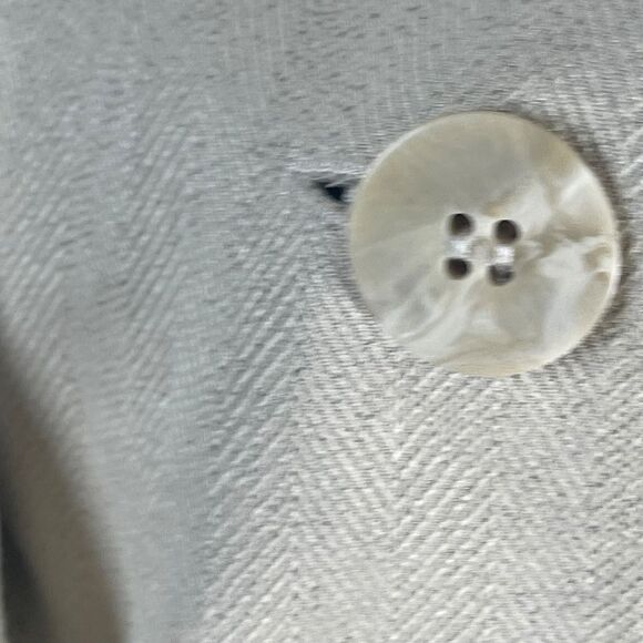 Theo Miles Beige Vintage Single Button Blazer Sz 12 - Picture 6 of 6